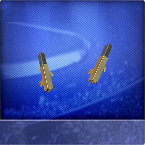 2 Spazzole Di Carbone Per Parkside TKS 1700, 6,5 X 13,5 X 17 Mm - Foto 4