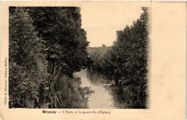 CPA BRUNOY - L'Yerre et la Passerelle d'Épinay (489135)