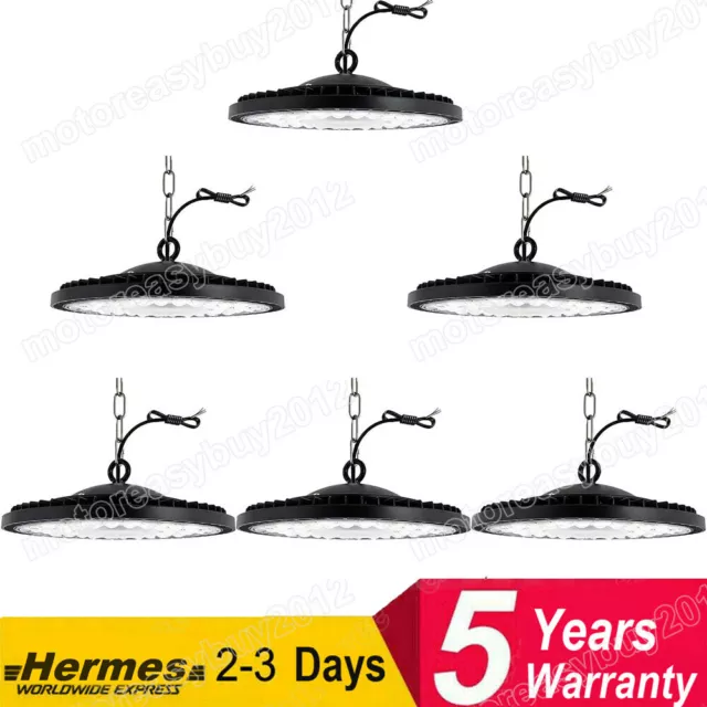 UFO LED High Bay Light 6 Pack Warehouse Light 200W Water-proof CE certificated