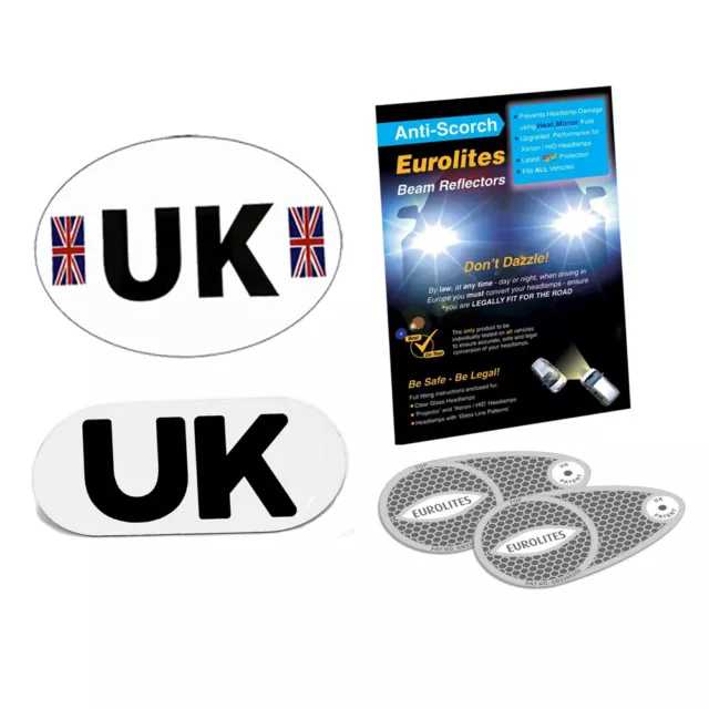 Headlamp Beam Deflectors Benders Euro Convertors Head Light Lamp UK Magnetic