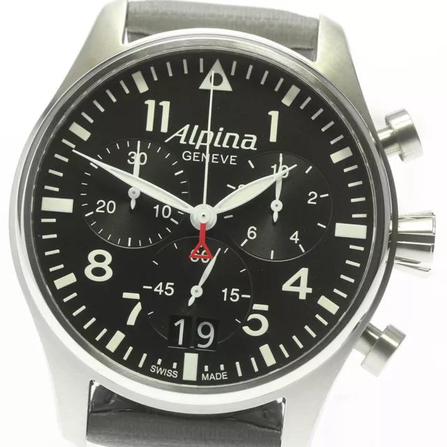 Alpina Star timer AL-372B4S6 Big Date Chronograph Quartz Men's Watch_684309