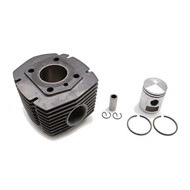 Cilindro Motore 50cc Con Pistone E Fasce - Compatibile Piaggio Ciao, PX, 38mm, Spinotto 10mm