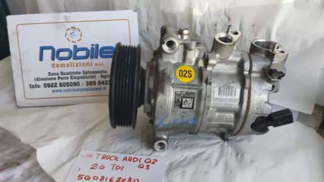 Compressore Aria Condizionata Volkswagen T-Roc Audi Q2 Q3 2.0 1.6 Tdi 2016/2019