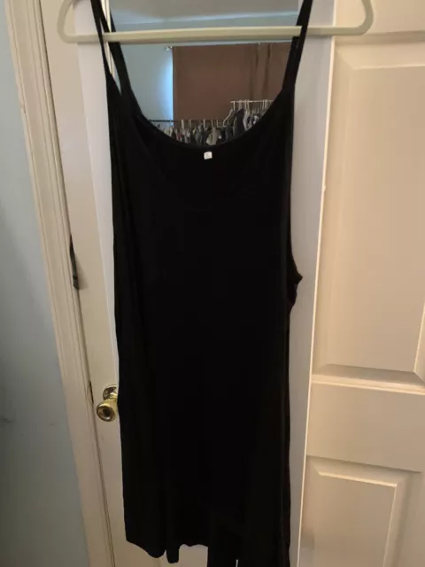 Women’s Beach Coverup Pool Dress Clothing Plus Size 3x Black