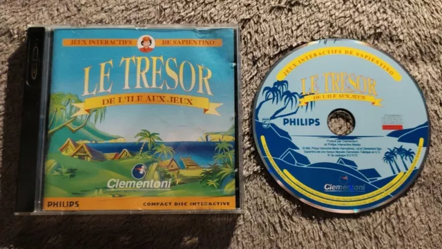 Le Tresor De L'ile Aux Jeux Philips CDI / CD-I Complet FR TBE