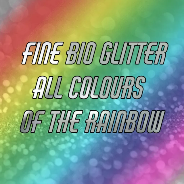 FINE Biodegradable Glitter - Bio Glitter - Eco Friendly Glitter - Cosmetic Grade