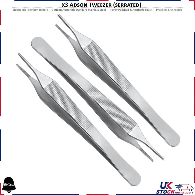 MEDICAL TWEEZERS SURGICAL Cotton Forceps Tissue Dental Orthodontic