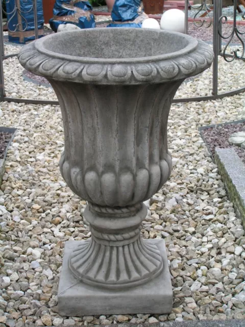 Vase Pott Pokal Urne Steinguss Pflanztopf Gartendeko englischer antiksteinguss