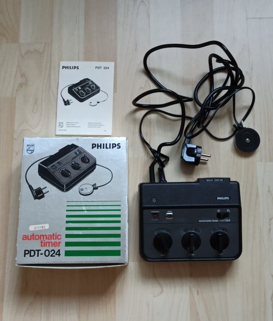 Temporizador automático Philips PDT-024 temporizador con medidor de exposición amplificador
