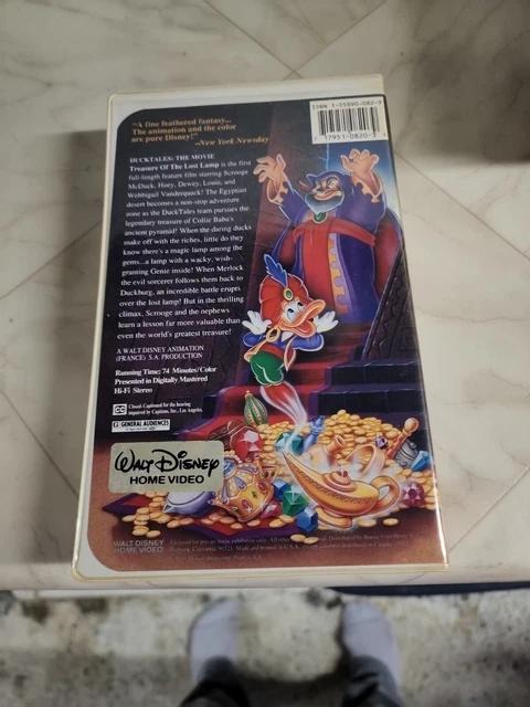 DUCKTALES THE MOVIE: Treasure of the Lost Lamp ~ Disney VHS Vintage ...