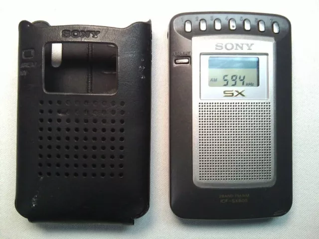 Sony Pocket AM/FM Radio Icf-Sx605 Kleines tragbares Radio aus Japan
