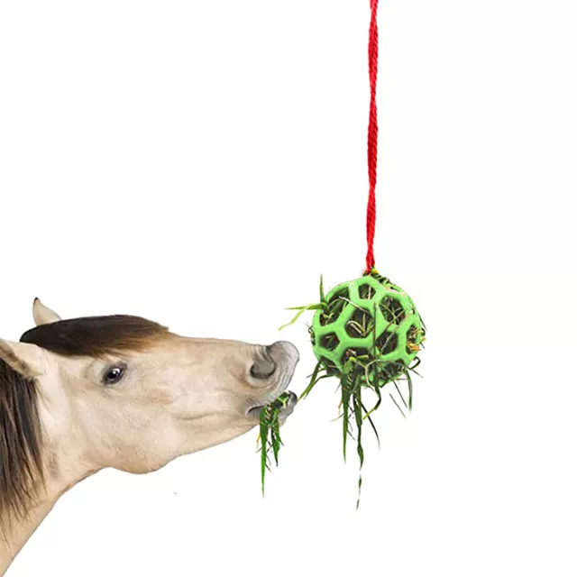 Horse Treat Ball Hay Feeder Toy Hanging Feeding Toy For Horse Stable