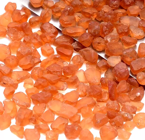 4-8 MM Natural Spessartite Orange Garnet Flawless Facet Grade~Gemstone Rough.