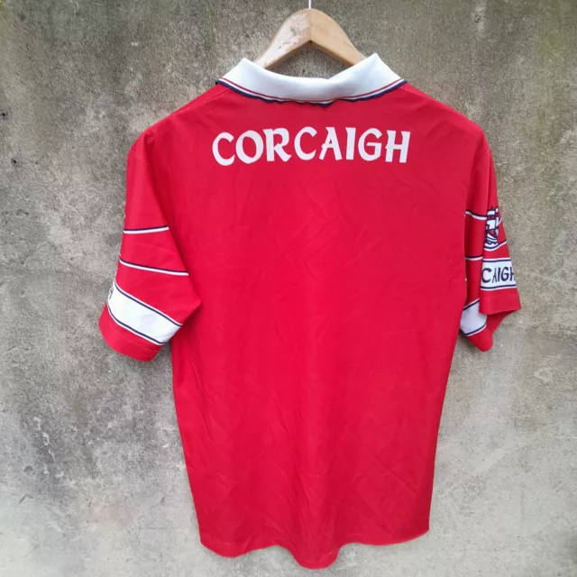 Cork 2000-01 GAA hurling Gaelic football shirt / jersey. Medium Mens. Corcaigh 3