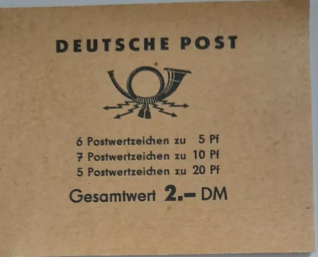 Markenheft DDR  Fünfjahresplan 1961