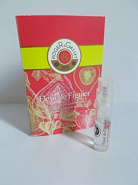 Echantillon tube Fleur de Figuier de Roger et Gallet 1.5ml pour collection