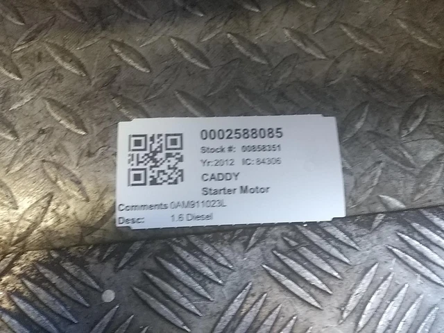 Motorino Avviamento Caddy 0Am911023L Volkswagen 06-14