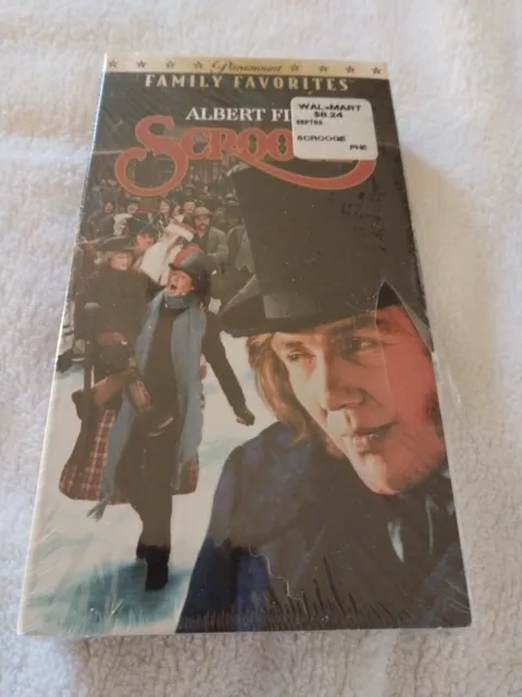 Scrooge (VHS, 2001) New Sealed.  The Front Out Side Has A Rip See Pics
