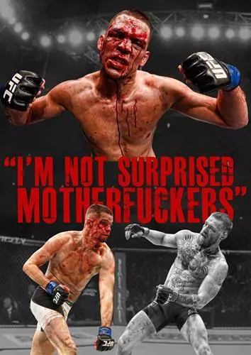 POSTER NATE DIAZ di Conor McGregor UFC 196 citazione stampa arte da parete foto A3 A4
