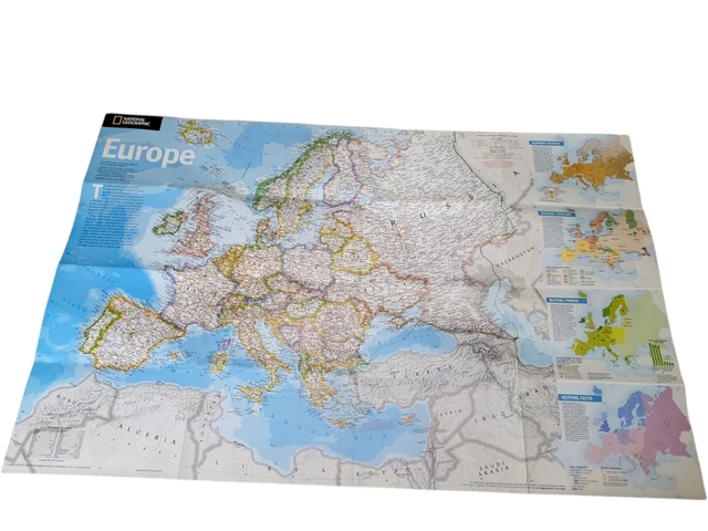 NATIONAL GEOGRAPHIC JUNE 2005 Map of Europe 20