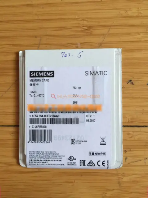 1PC Siemens 6ES7 954-8LE02-0AA0 Memory Card New