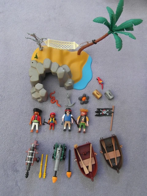 Accessoire Playmobil Pirates : Parchemin / Carte Aux Trésors - Occasion - Thème Flibustiers