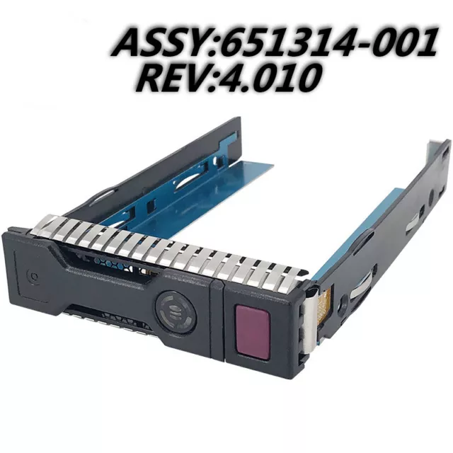 651314-001 For HP Gen8 Drive Caddy 3.5 HDD Tray ProLiant DL380p DL360p DL385 G8