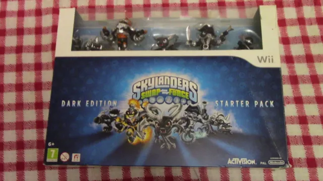 Skylander Swapforce Wii Dark Edition in box,