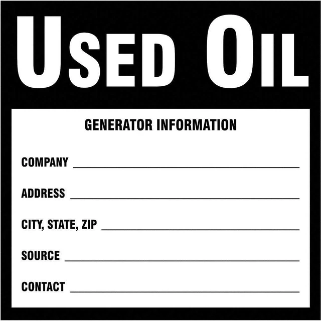 BRADY 60367 DOT Handling Label,Waste,6" W,PK100