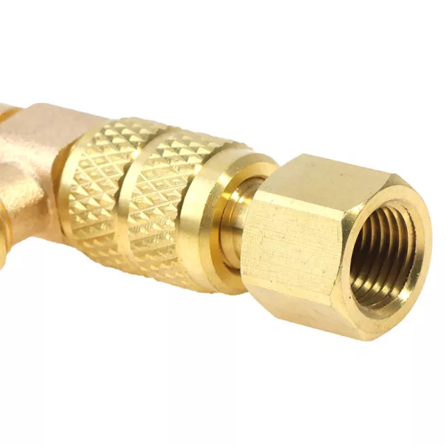 HVAC AC Valve Core Remover Dual Size 5/16" Inch 1/4" Inch Port Installer T T ZDP 3