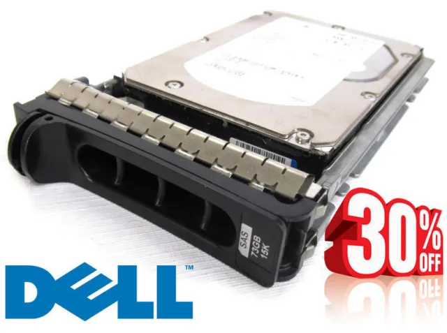 Dell Seagate ST373455SS 73GB 15K SAS 3.5" Hard Drive With Caddy 0F238F