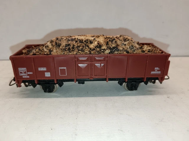 Lot De 12 Wagons Marchandises HO Jouef / Lima, SNCF, Citernes, Tombereaux, Multicolores, Occasion