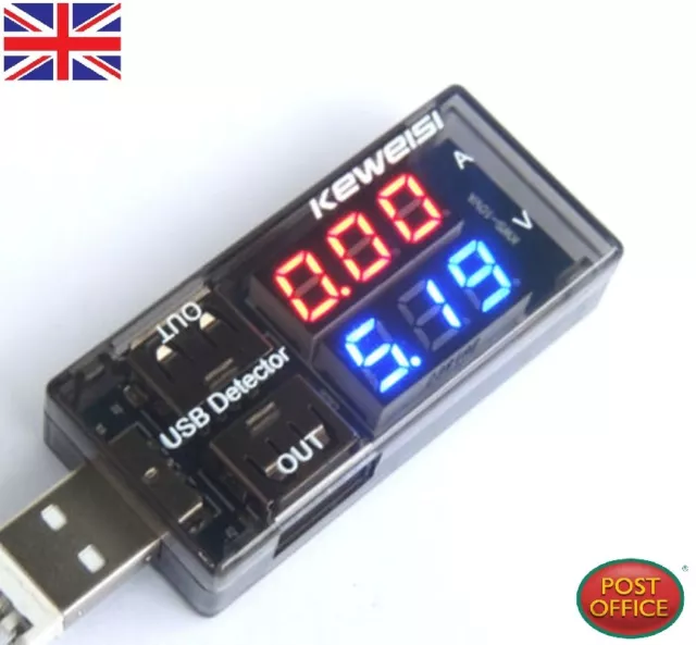 USB Ladegerät Doctor Strom Spannung Laden Detektor batterie Voltmeter Amp