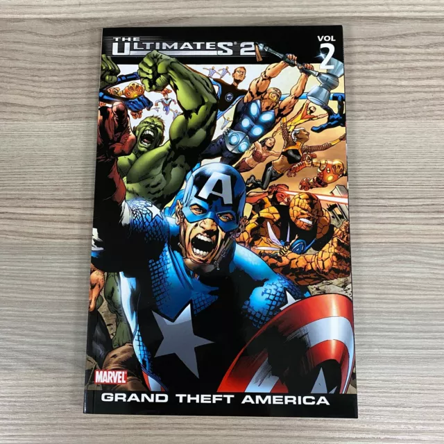 The Ultimates Vol 2 Grand Theft America Marvel Comics Graphic Novel Tpb Avengers