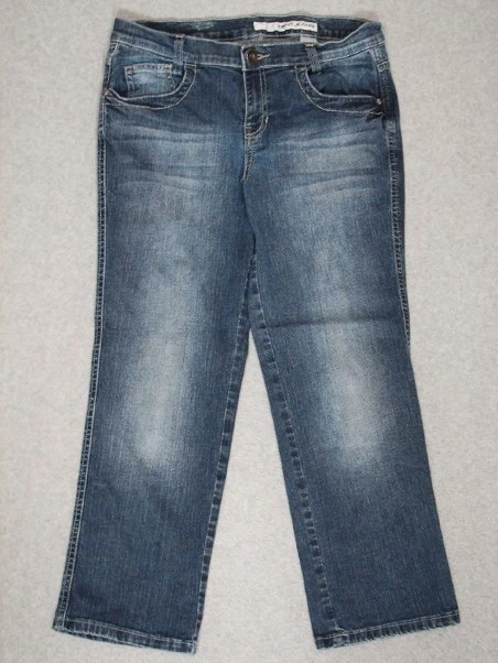 KE31456 NICE DKNY SO-LOW-LITA *CAPRI, CROPPED* WOMENS JEANS sz6
