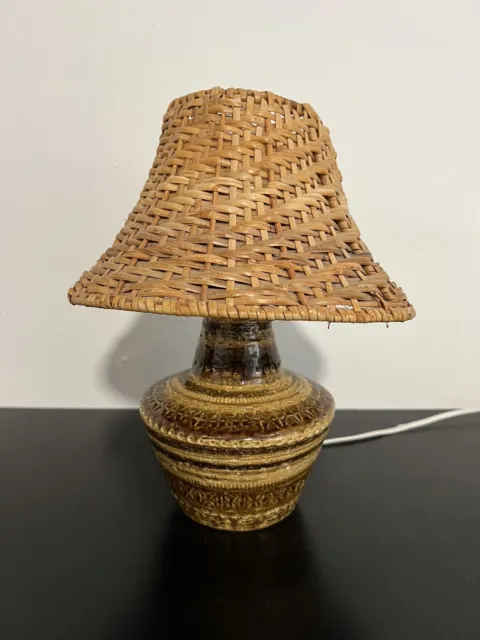Vintage Bitossi Style Lamp