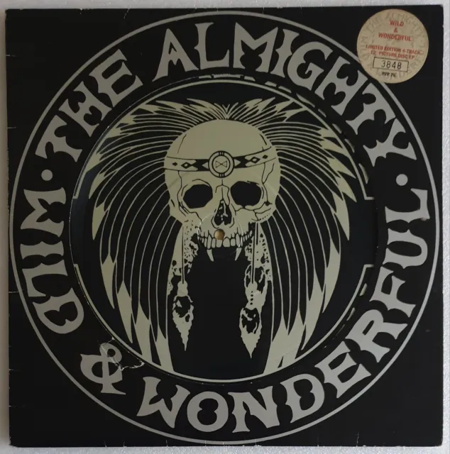 The Almighty "Wild And Wonderful" Limited Edition Numbered 12" Picture Disc Ep