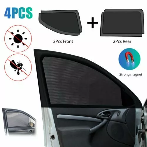 4 Pack Auto Sun Shade Window Screen Cover Sunshade Protector For Car Auto Truck