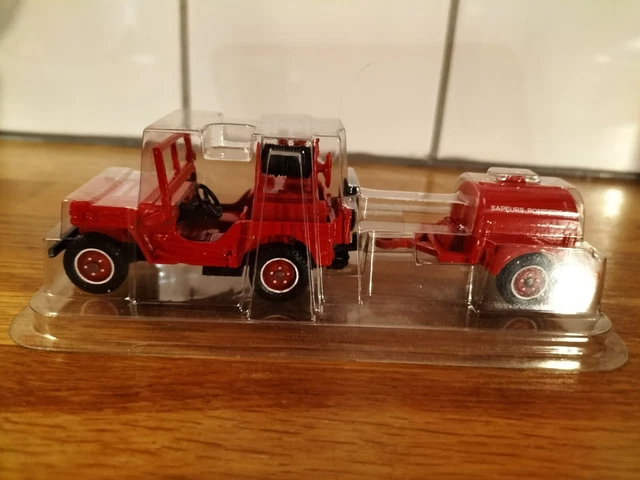 Jeep Willys Pompiers Polichinelle France – Tôle – Échelle 1/43