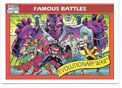 1990 Marvel Super Heroes Trading Card Impel The Evolutionary War #103 NM