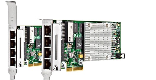 HP NC375T 539931-001 Quad Port PCIe Ethernet Adapter Card
