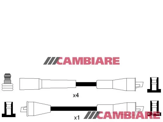 HT Leads Ignition Cables Set fits VAUXHALL NOVA 1.0 82 to 93 Cambiare Quality