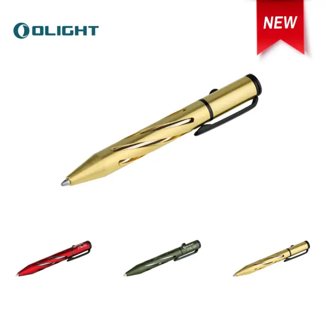 Mini Brass Pen Ballpoint Signature Office Keychain Pen With 5pcs