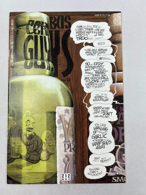 Cerebus #212 - Aardvark-Vanaheim - 1996 - Nov - Excellent Condition - Rare Comic