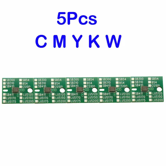 1000 ml generische Mimaki LUS150 Patrone Einmaliger Chip 5 Farben(C, M, Y, K, W)