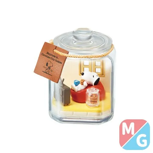 Re-ment Snoopy & Friends Terrarium - Happiness is chocolate chip cookies