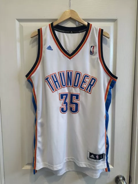 Oklahoma City Thunder, Basketball, Kevin Durant #35, Adidas Jersey.