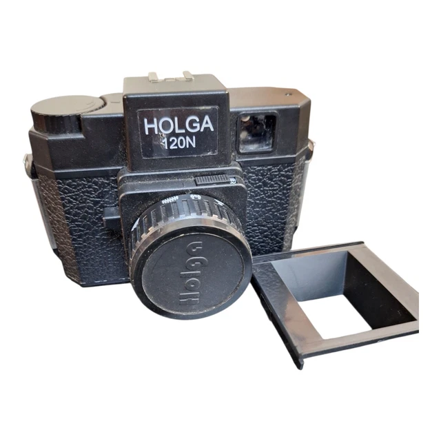 HOLGA 120N MEDIUM Format Lomo Film Camera, 6x6 Photography, Black