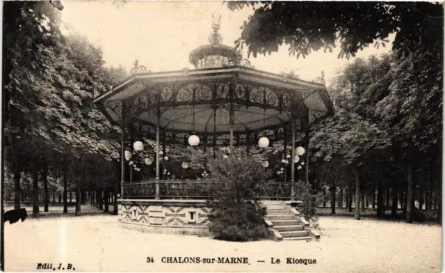 CPA CHALONS-sur-MARNE - Le Kiosque (245465)