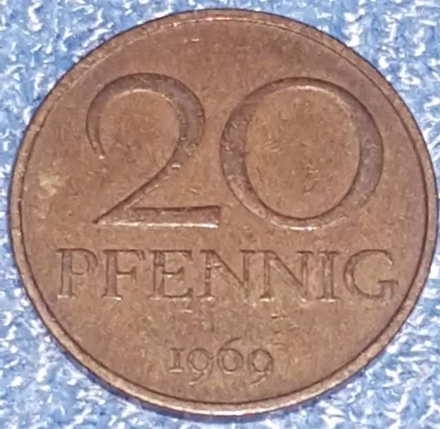 20 Pfennig *** Ddr *** 1969